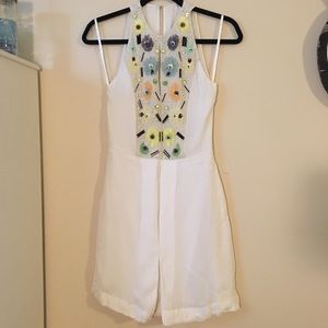 Beaded white dress